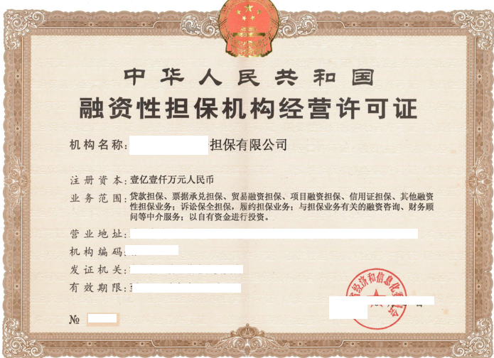 融資性擔保公司設立審批-代辦機構-易企算財稅公司